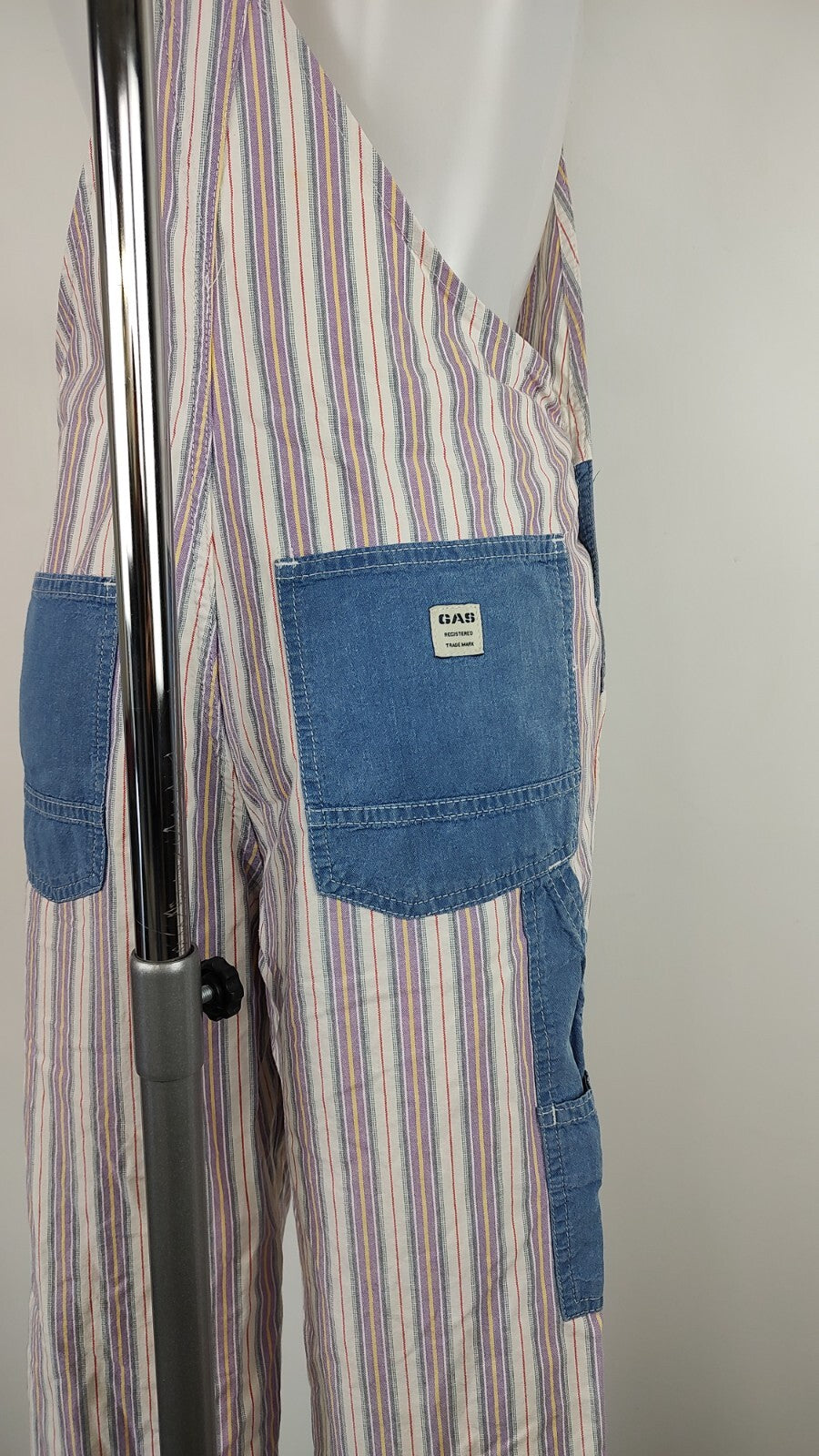 GAS COMPLETO DONNA PANTALONE Tg. S SALOPETTE ONE PIECE VINTAGE CASUAL