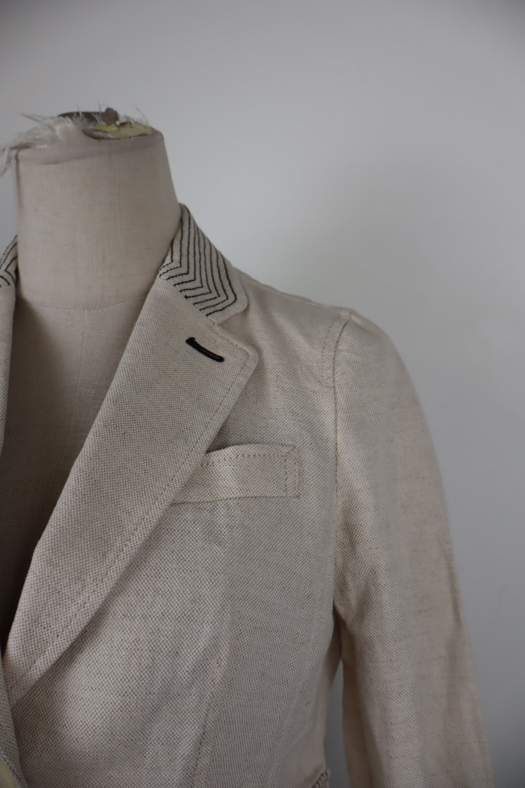 EMPORIO ARMANI BLAZER GIACCA COTONE DONNA Tg 38 WOMAN VINTAGE JACKET CASUAL