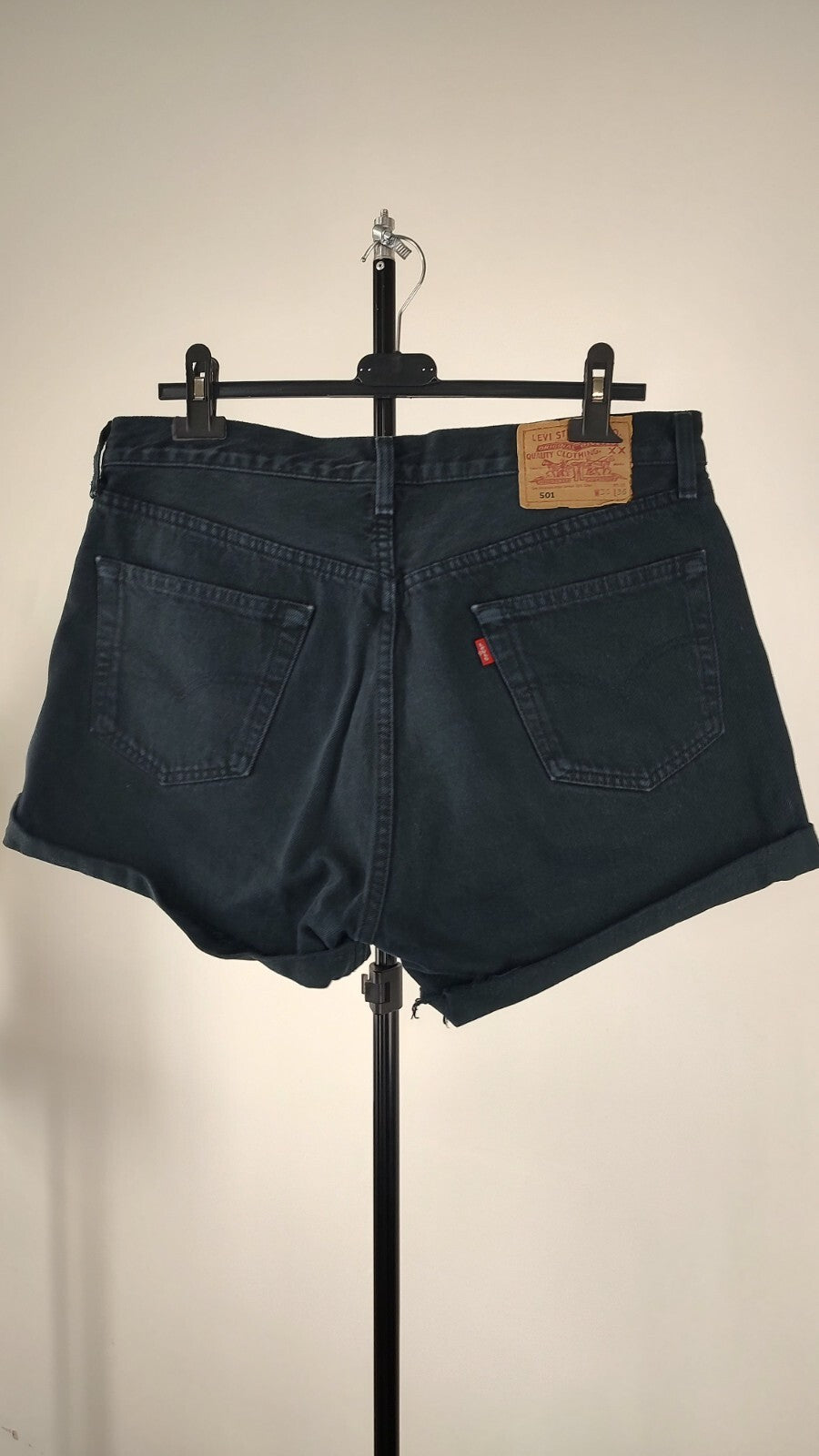LEVI'S 501 PANTALONCINO DENIM JEANS DONNA TG W36 WOMAN VINTAGE SHORTS CASUAL