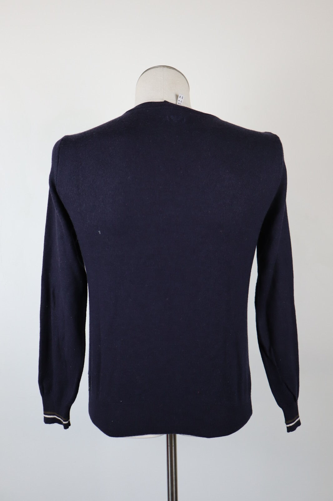 AJ ARMANI JEANS MAGLIONE LANA UOMO TG S WOOL MAN SWEATER CASUAL VINTAGE