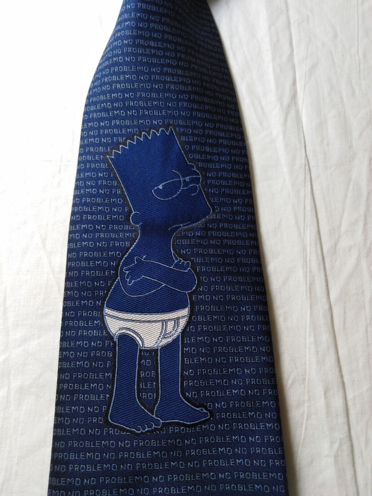 THE SIMPSONS BART MATT GROENING TIE SETA CRAVATTA NECKTIE