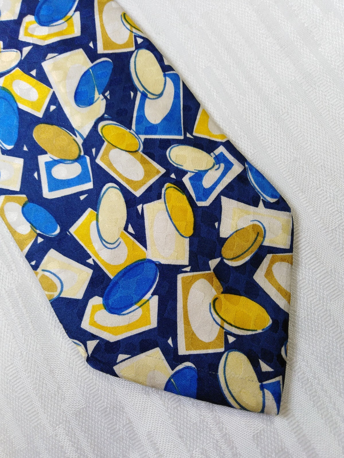 BARTON MODA 100% SILK TIE SETA CRAVATTA NECKTIE MADE IN ITALIA CLASSIC