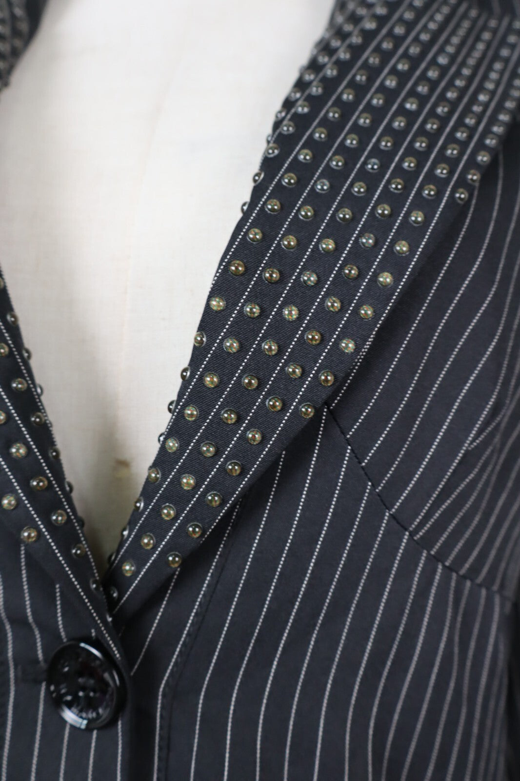GUESS BY MARCIANO BLAZER GIACCA DONNA Tg 46 WOMAN CASUAL VINTAGE JACKET COTONE