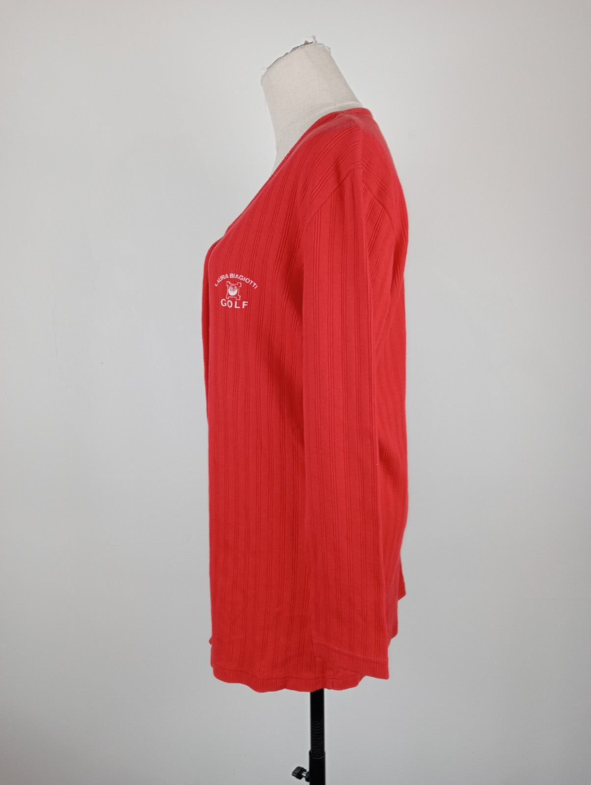 LAURA BIAGIOTTI GOLF CARDIGAN MAGLIONE COTONE DONNA XL WOMAN CASUAL SWEATER