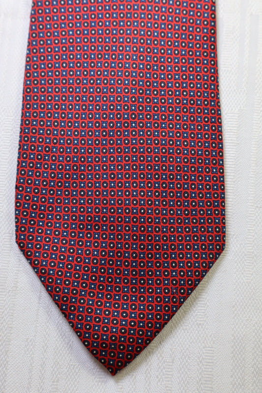 ROXY 100% SETA SILK TIE CRAVATTA NECKTIE VINTAGE CLASSIC ITALY
