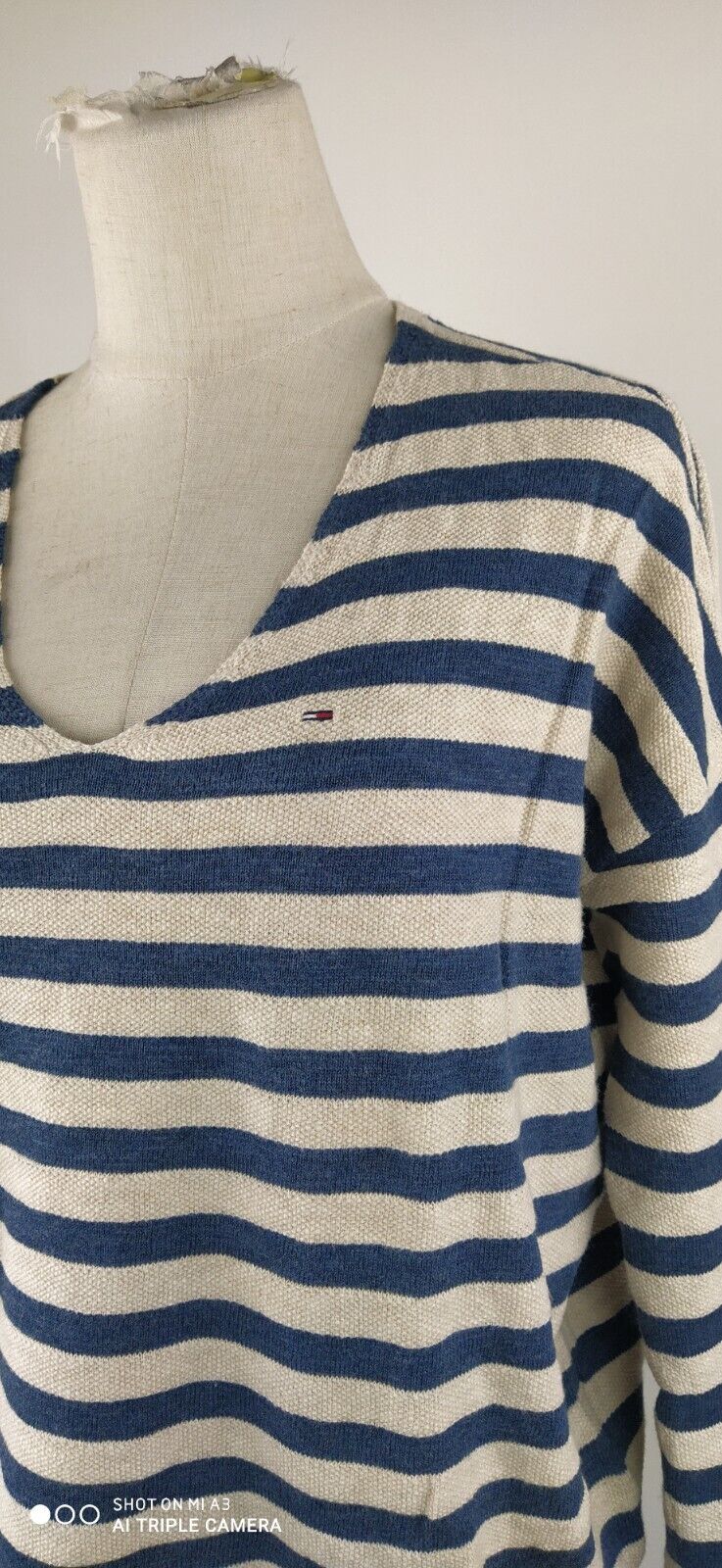 TOMMY HILFIGER DENIM MAGLIONE COTONE COTTON DONNA Tg. S WOMAN CASUAL SWEATER