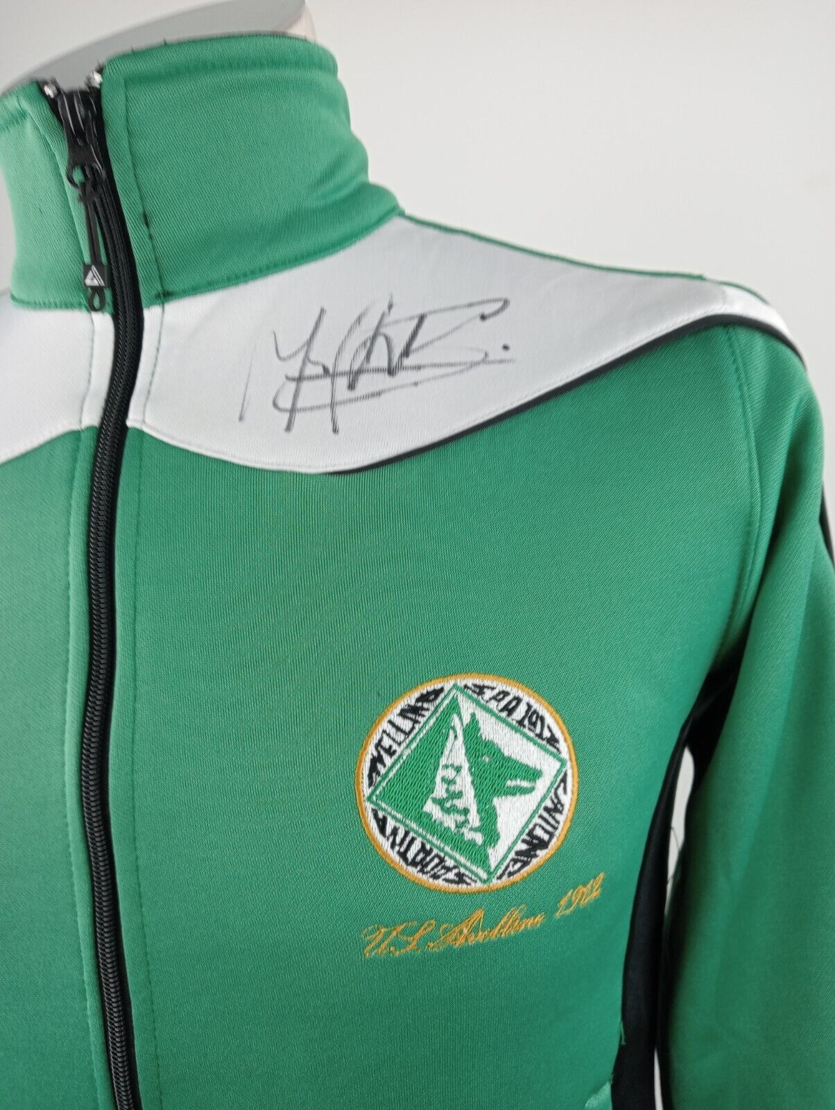 MAGMA AVELLINO GIACCA SPORT CALCIO UOMO Tg 3XS MAN VINTAGE JACKET AUTOGRAFATA