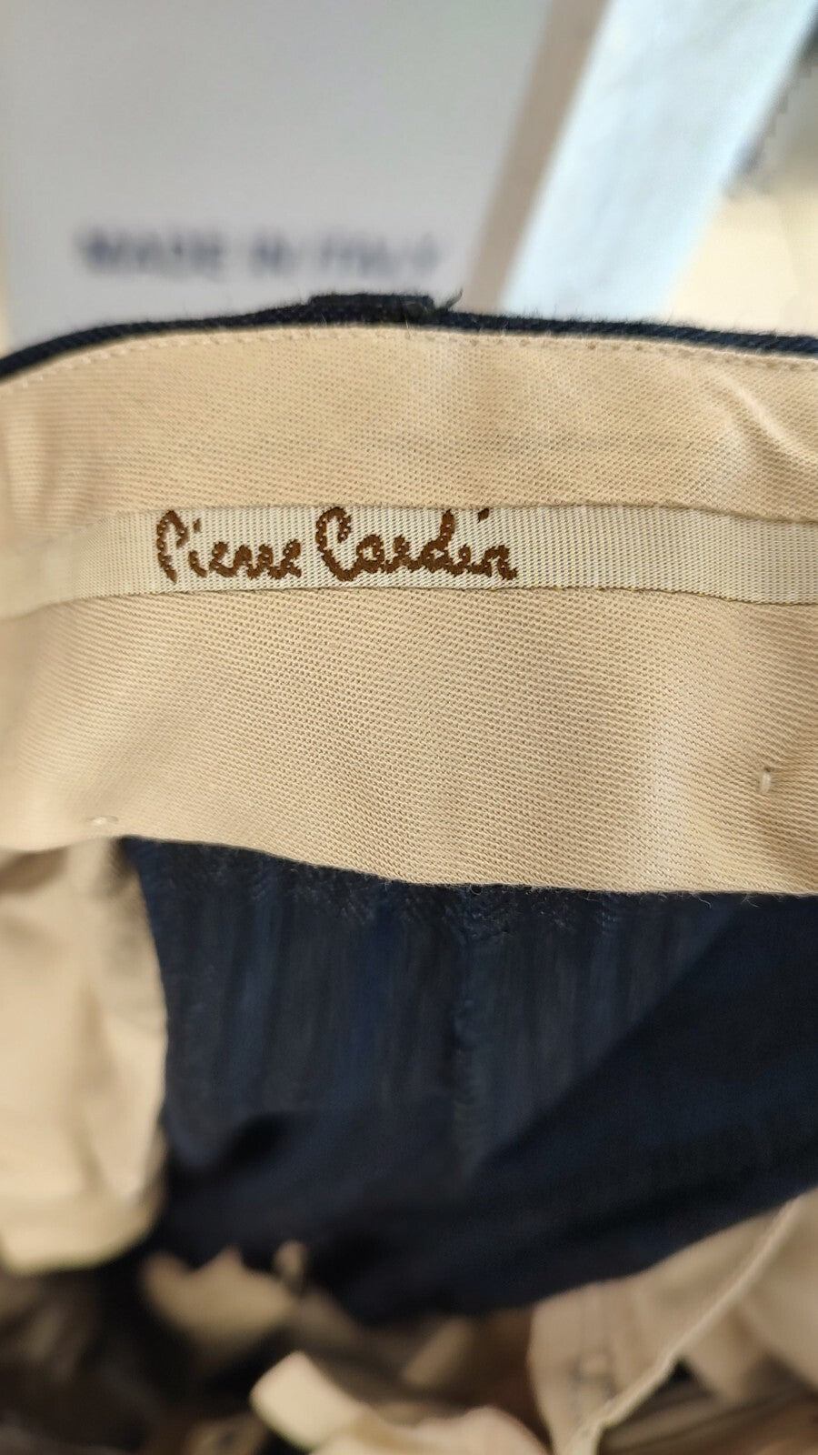 PIERRE CARDIN PANTALONE CASUAL UOMO W36 MAN VINTAGE PANTS LANA