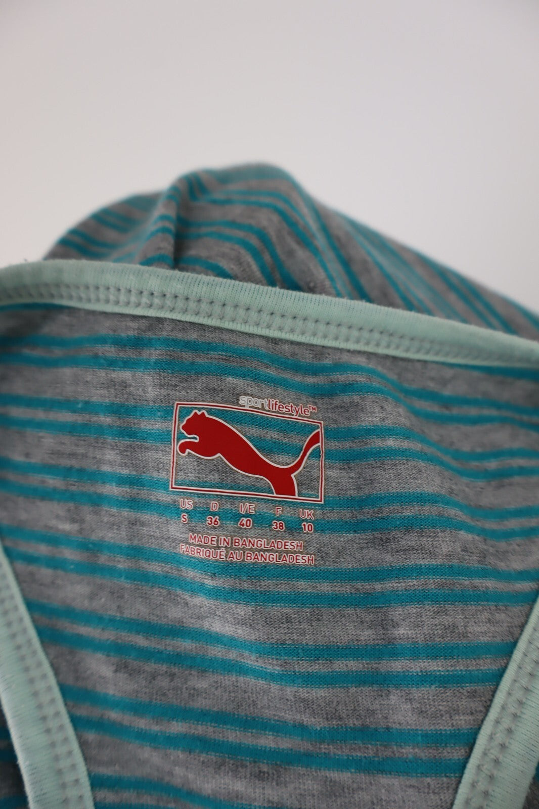 PUMA MAGLIA DONNA TG. S 40 WOMAN CASUAL VINTAGE T-SHIRT  TOP COTONE