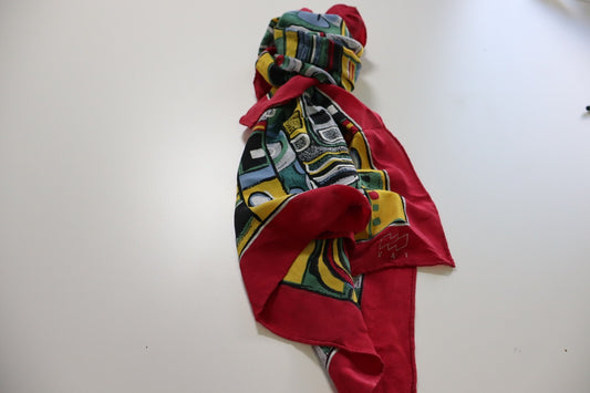 VAI FOULARD 100% SILK SETA SCARVES SCARF SQUARE MADE ITALY