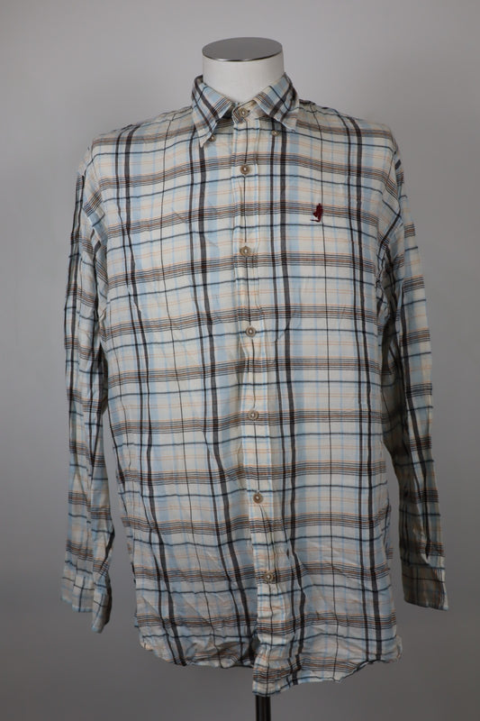 MARLBORO CLASSICS CAMICIA UOMO TG. XL MAN CASUAL VINTAGE SHIRT COTONE COTTON