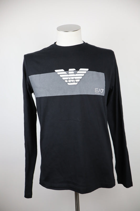 EA7 EMPORIO ARMANI MAGLIA UOMO TG. M MAN T-SHIRT VINTAGE CASUAL COTONE LOGO