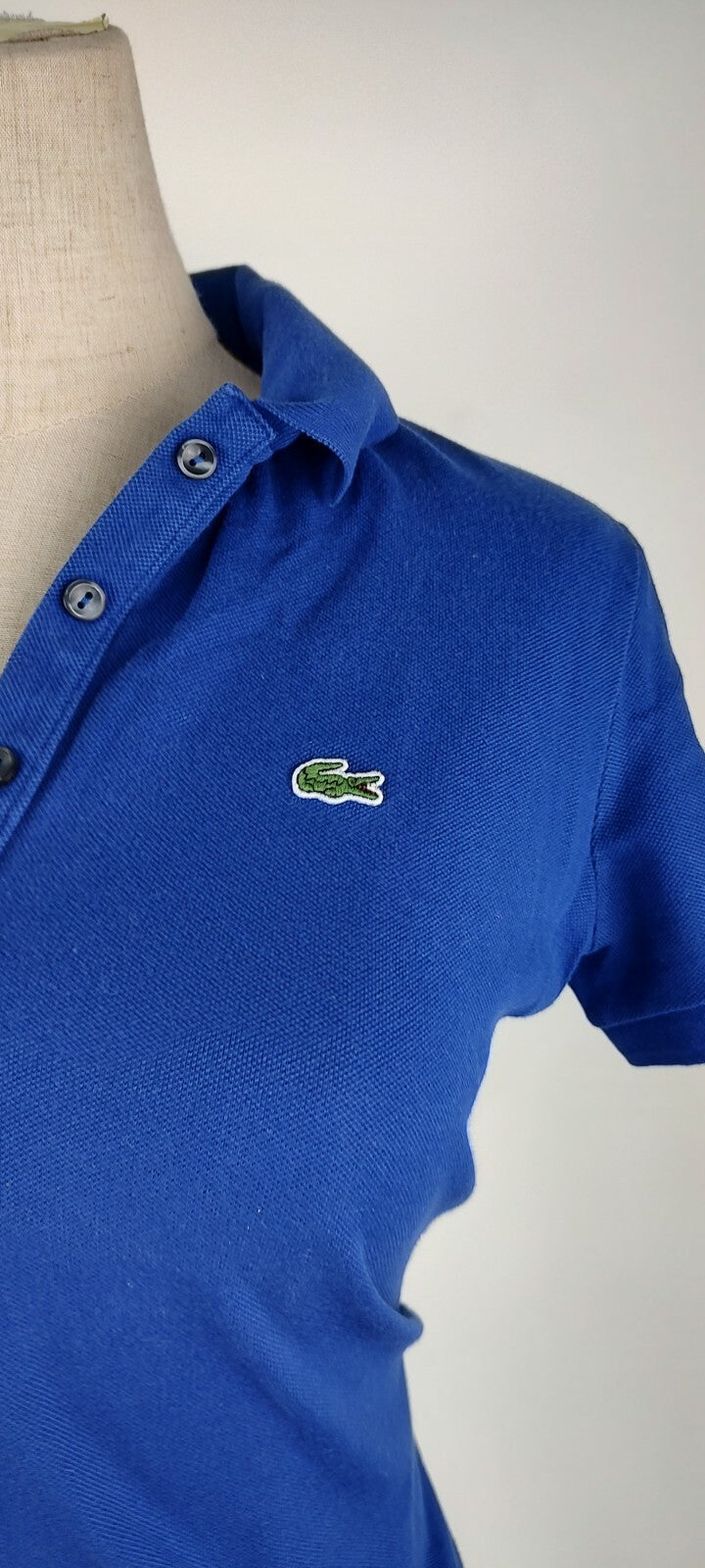 LACOSTE POLO MAGLIA DONNA COTONE TG. 40 WOMAN SHIRT CASUAL VINTAGE COTTON