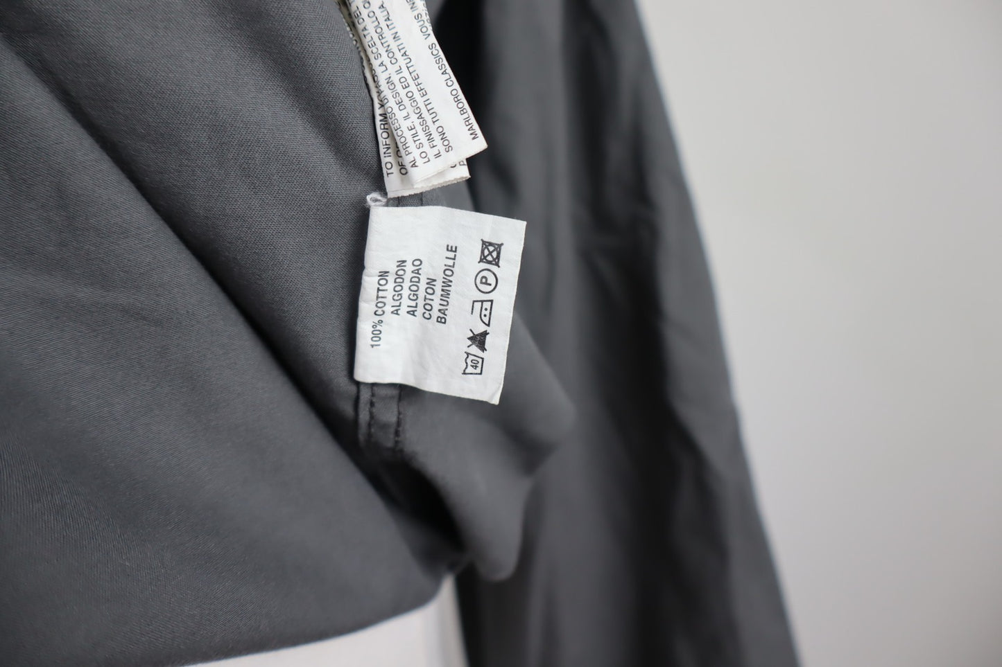 MARLBORO CLASSICS CAMICIA UOMO TG. 2XL MAN CASUAL VINTAGE SHIRT COTONE COTTON