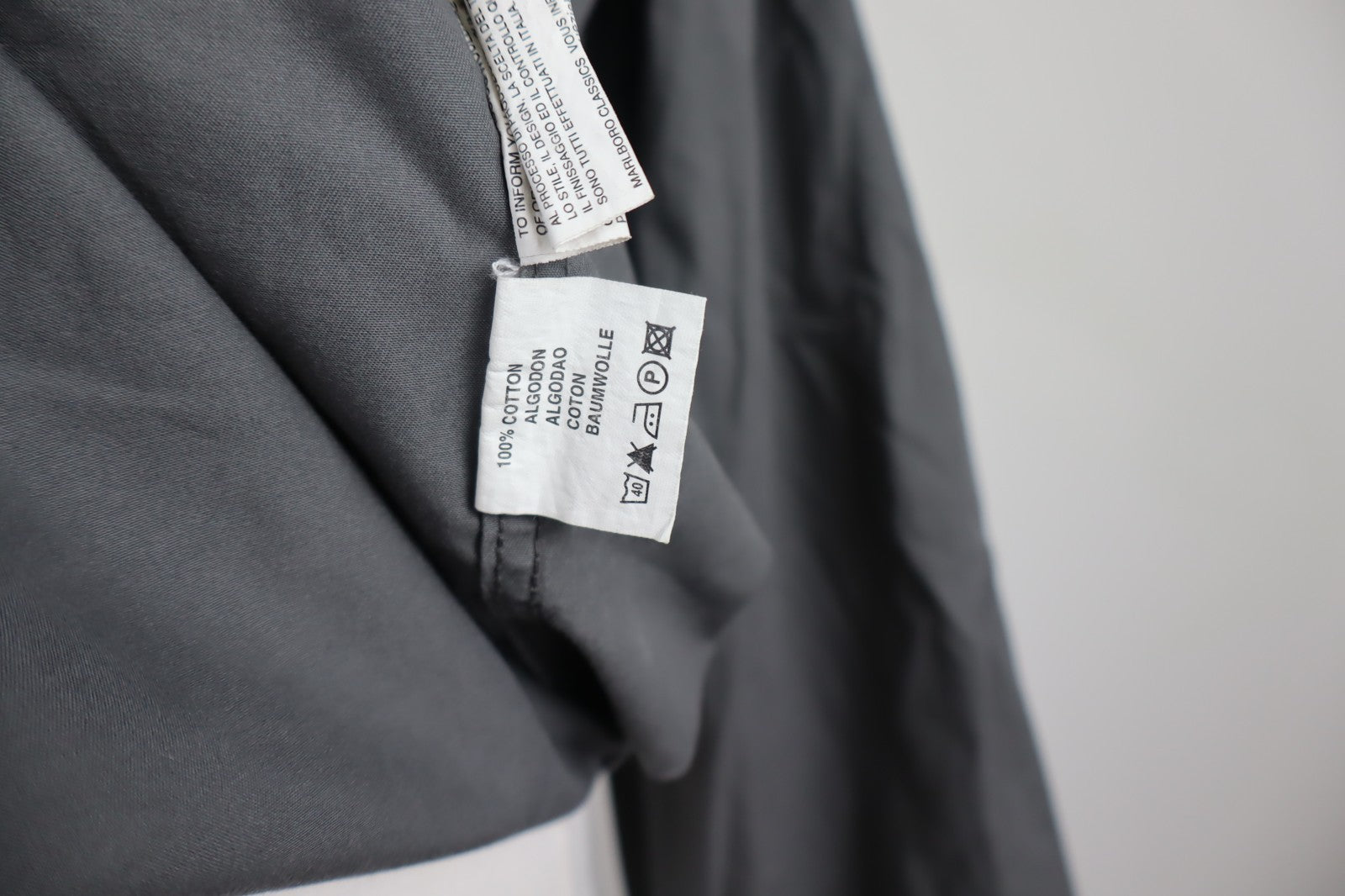 MARLBORO CLASSICS CAMICIA UOMO TG. 2XL MAN CASUAL VINTAGE SHIRT COTONE COTTON