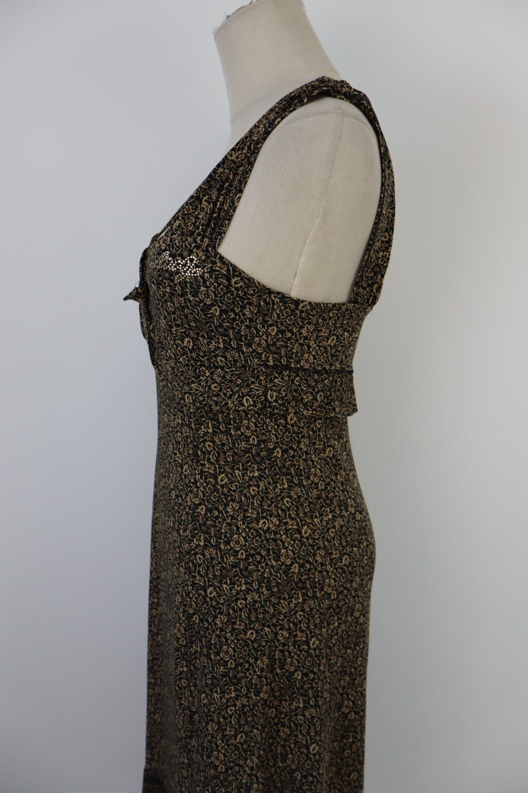 LIU JO VESTITO DONNA 42 WOMAN BALLET MARY JANE FAIR VINTAGE CHIFFON Y2K 2000'S