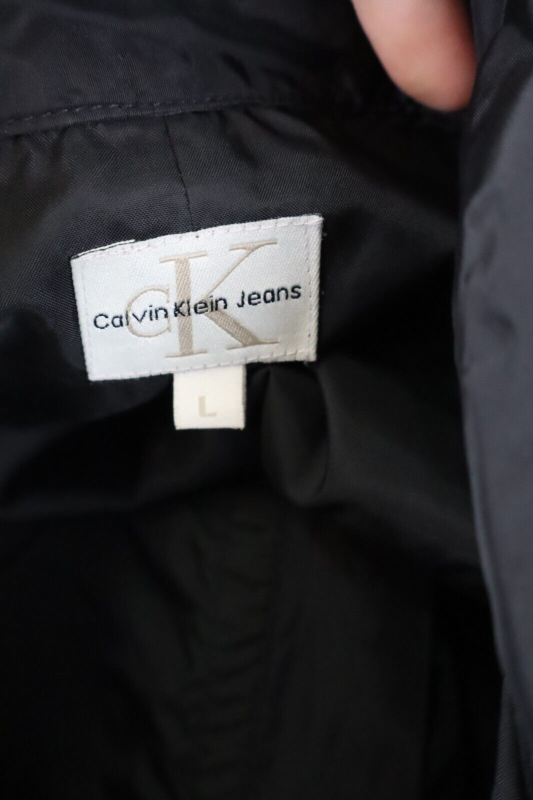 CALVIN KLEIN CK GIUBBINO IMBOTTITO GIACCA UOMO Tg L MAN CASUAL VINTAGE JACKET