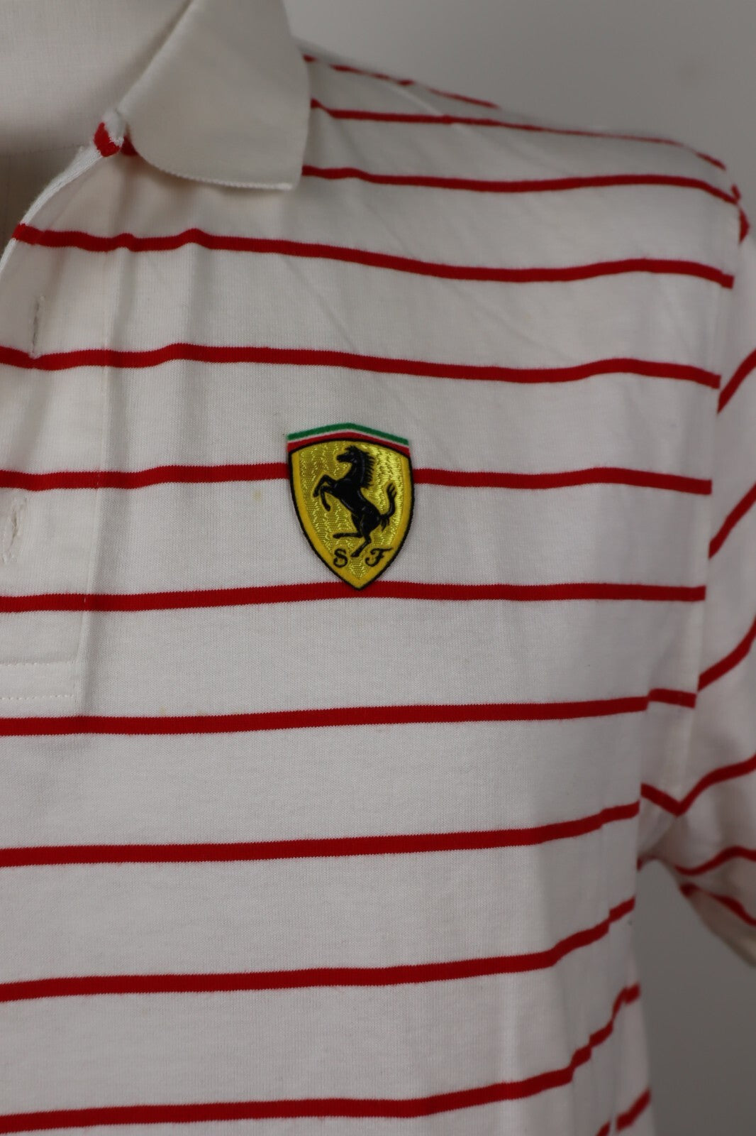 FERRARI FORMULA 1 F1 POLO MAGLIA UOMO Tg L MAN VINTAGE SPORT CON TAG COTONE