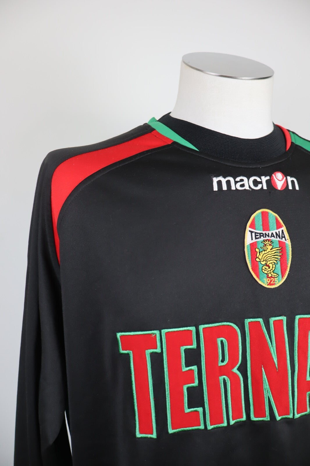 MACRON TERNANA MAGLIA CALCIO UOMO Tg 2XL SOCCER TRIKOT MAN JERSEY SHIRT SPORT