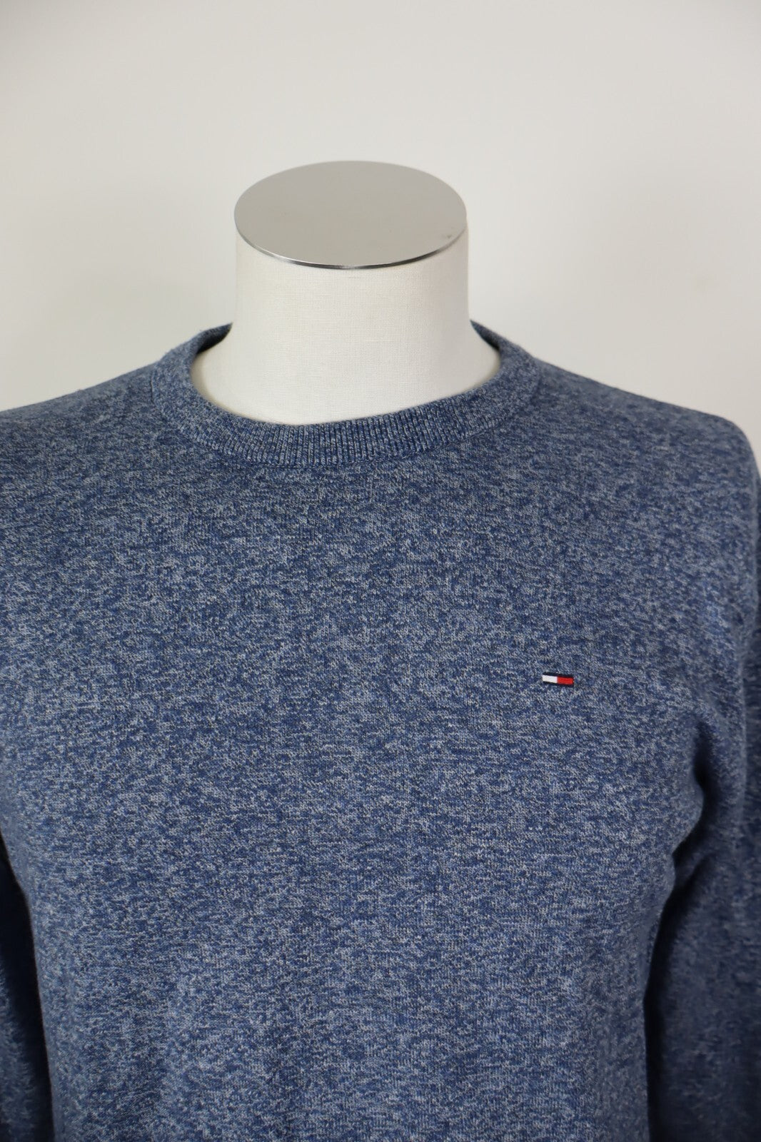 TOMMY HILFIGER MAGLIONE COTONE VINTAGE UOMO Tg. S MAN SWEATER CASUAL