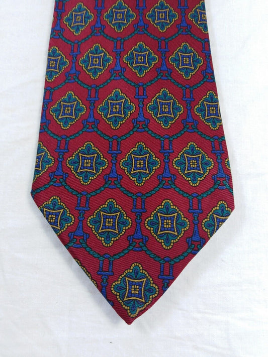 GUY LAROCHE PARIS  SILK TIE SETA CRAVATTA NECKTIE MADE IN ITALY