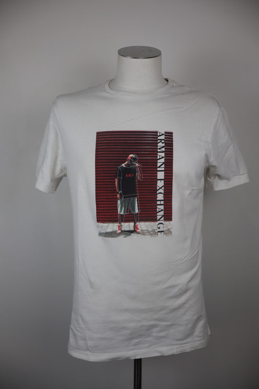 AX ARMANI EXCHANGE MAGLIA UOMO COTONE TG M MAN COTTON T-SHIRT CASUAL VINTAGE