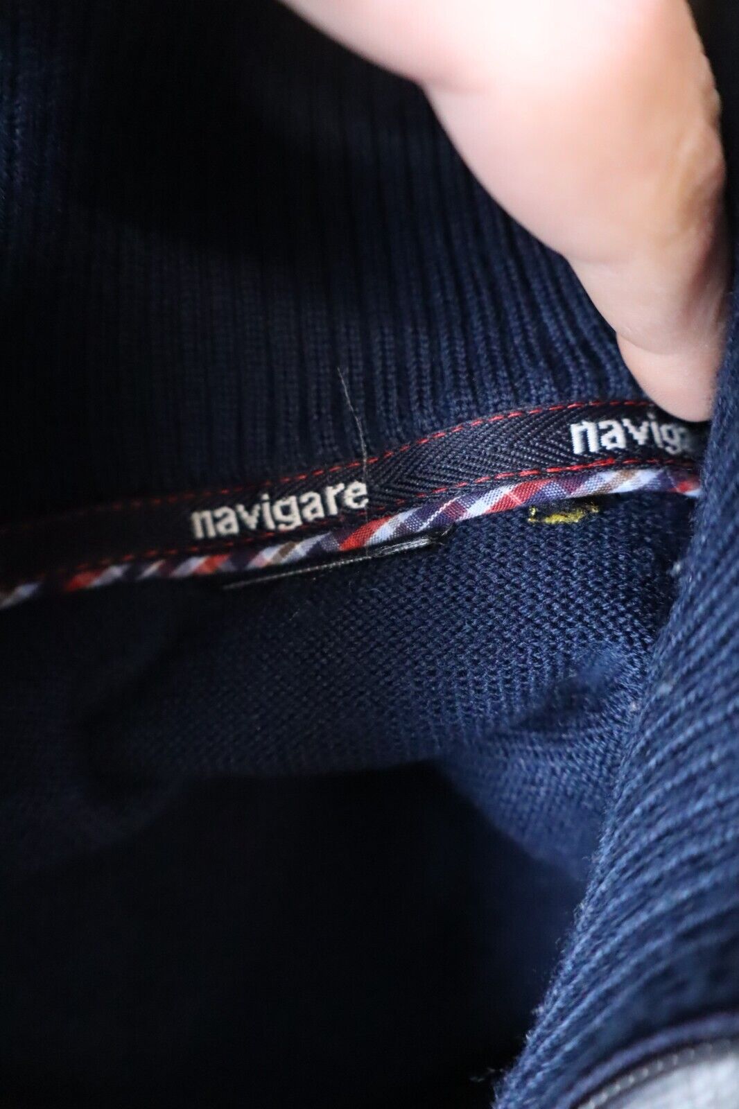 NAVIGARE MAGLIONE VINTAGE UOMO Tg. L MAN SWEATER CASUAL LANA