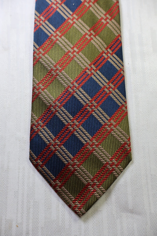 PROCHOWNICK 100%  SILK TIE SETA CRAVATTA NECKTIE MADE IN ITALY