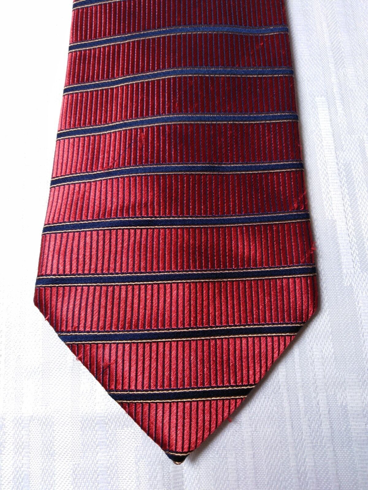 NINO SALZANO 100% SILK TIE SETA CRAVATTA NECKTIE MADE IN ITALY