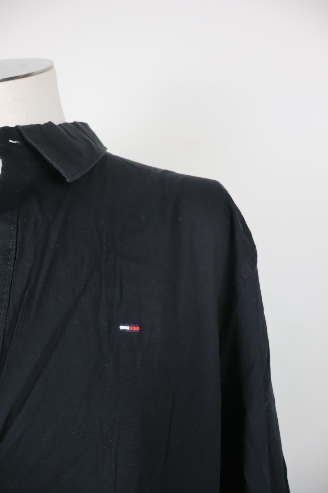 TOMMY JEANS HILFIGER CAMICIA UOMO 2XL SLIM MAN CASUAL SHIRT VINTAGE SHIRT COTONE