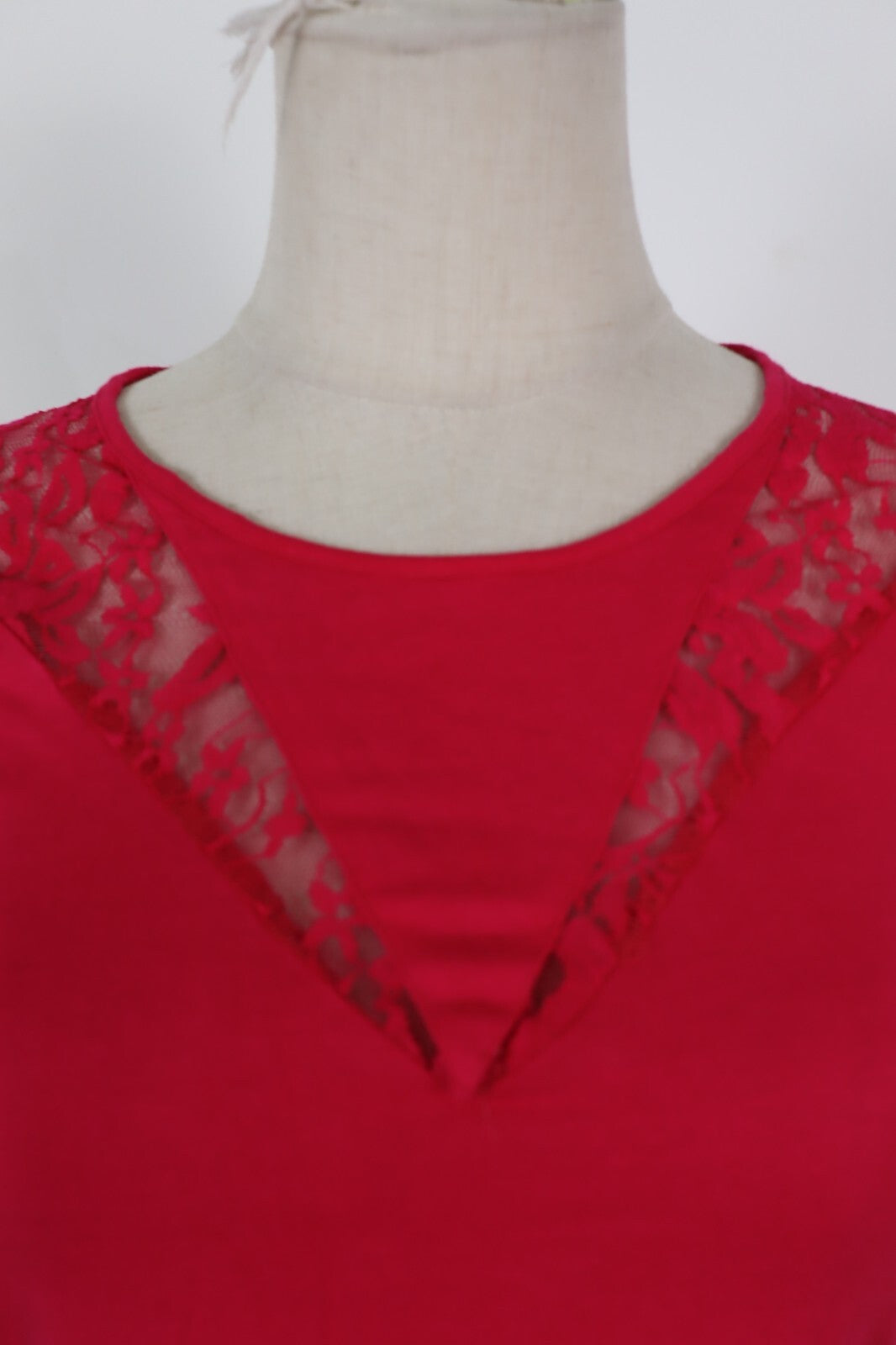 GUESS MAGLIA DONNA TG. M WOMAN CASUAL VINTAGE T-SHIRT TOP COTONE