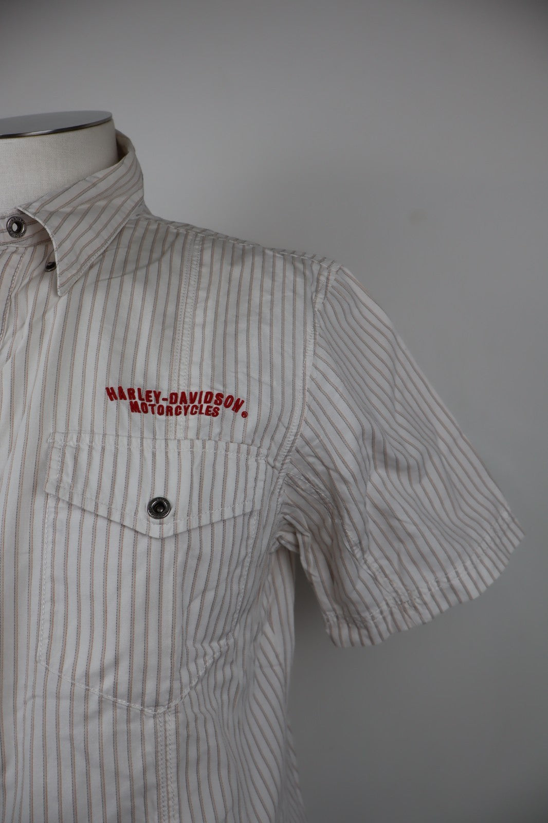 HARLEY DAVIDSON CAMICIA UOMO TG L MAN SHIRT CASUAL VINTAGE COTONE COTTON LOGO
