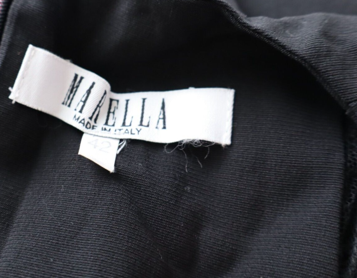 MARELLA VESTITO ABITO DONNA TG. 42 WOMAN CASUAL VINTAGE DRESS LANA WOOL