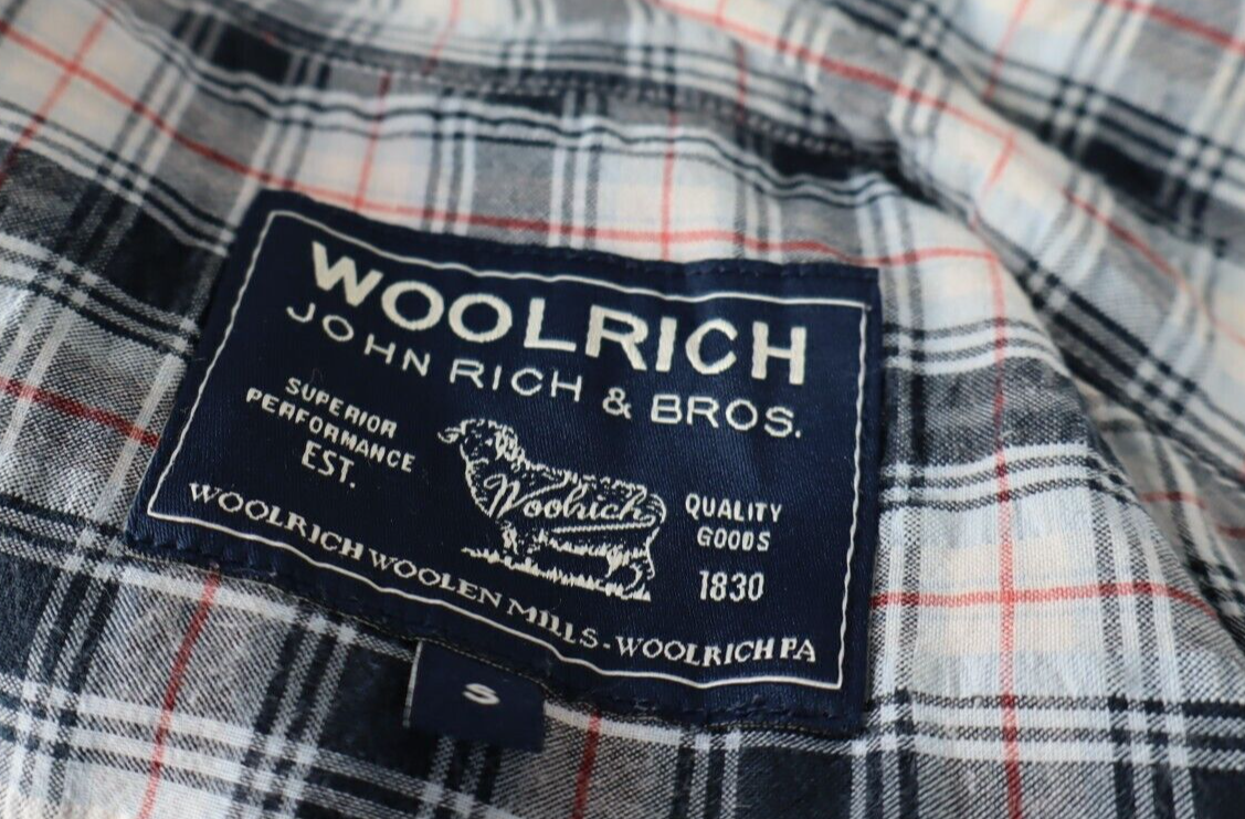 WOOLRICH CAMICIA UOMO TG M MAN SHIRT CASUAL VINTAGE COTONE COTTON