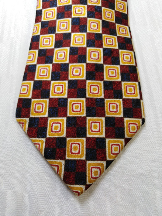 PACO RABANNE 100% SILK TIE SETA CRAVATTA NECKTIE MADE IN ITALY CLASSIC