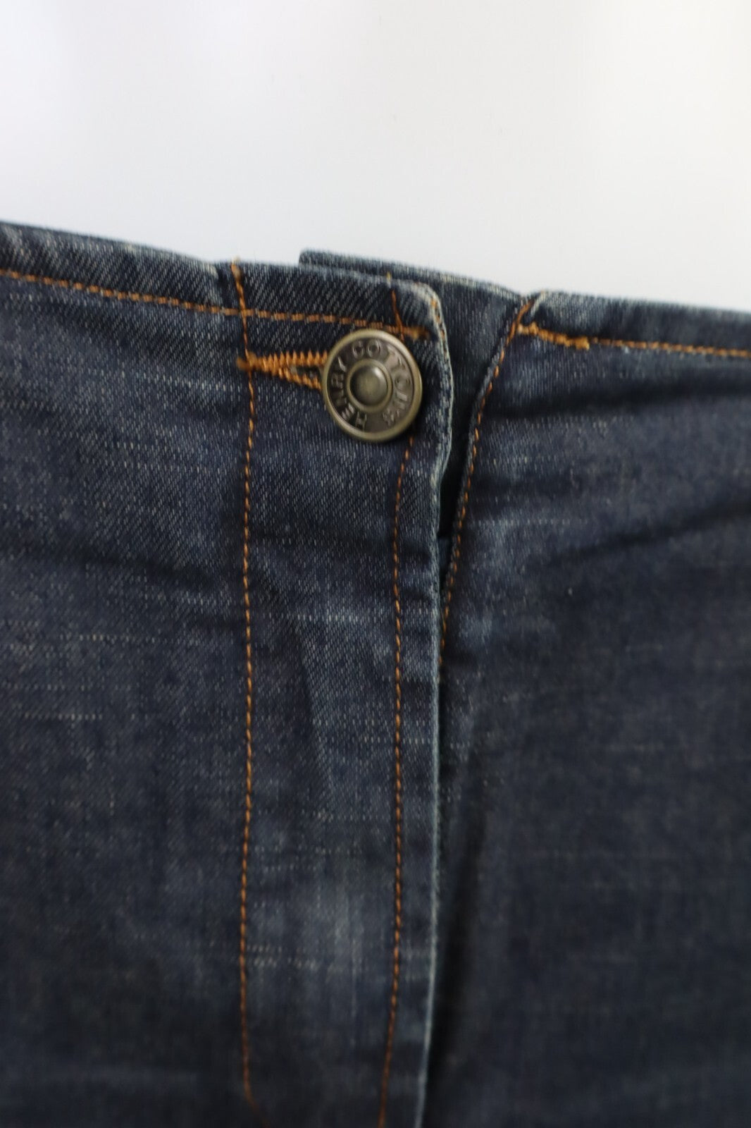 HENRY COTTON'S JEANS GONNA DENIM DONNA WOMAN SKIRT Tg. 48 CASUAL VINTAGE COTONE