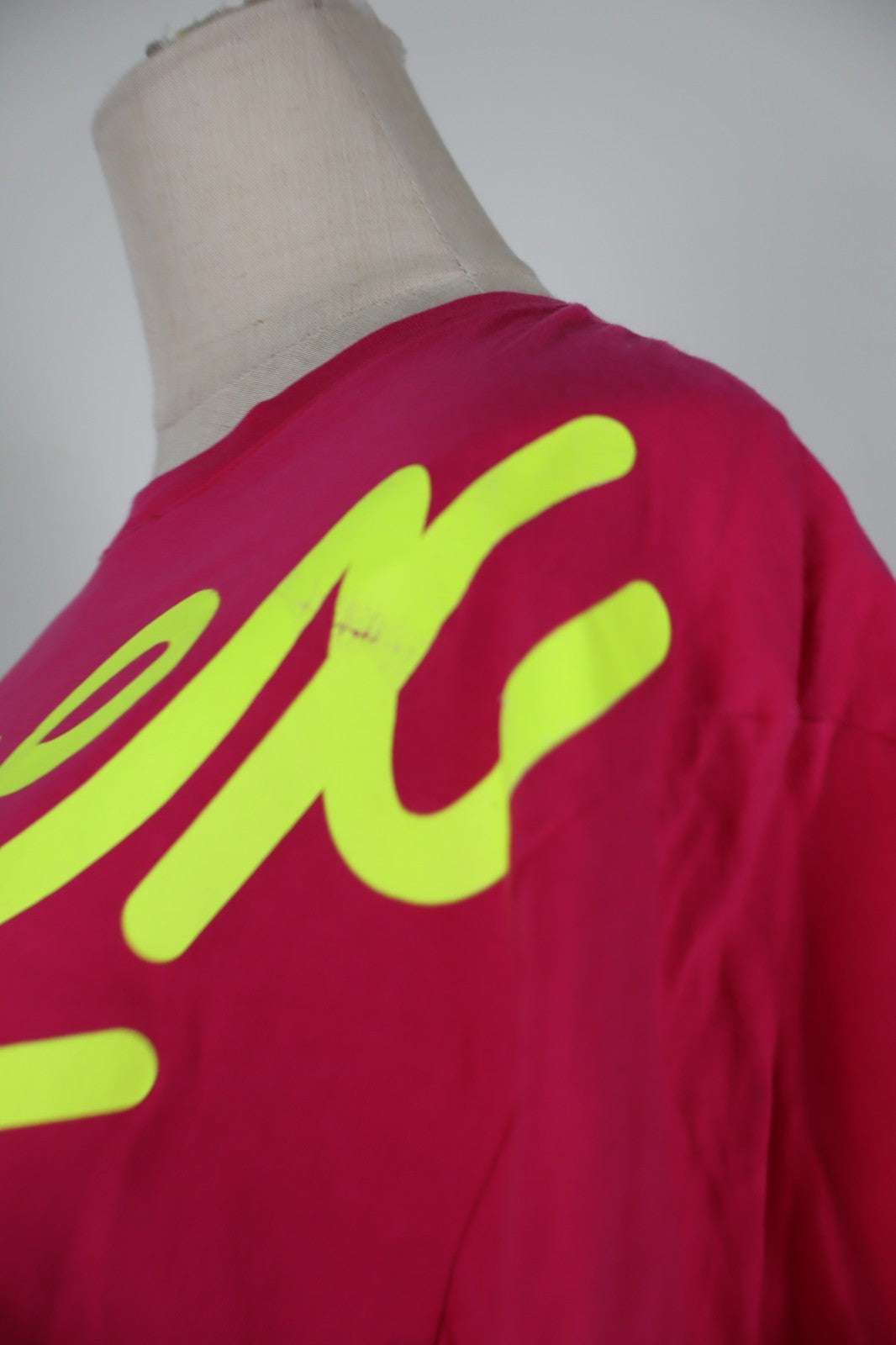 PYREX MAGLIA DONNA TG S WOMAN CASUAL VINTAGE T-SHIRT COTONE COTTON BIG LOGO