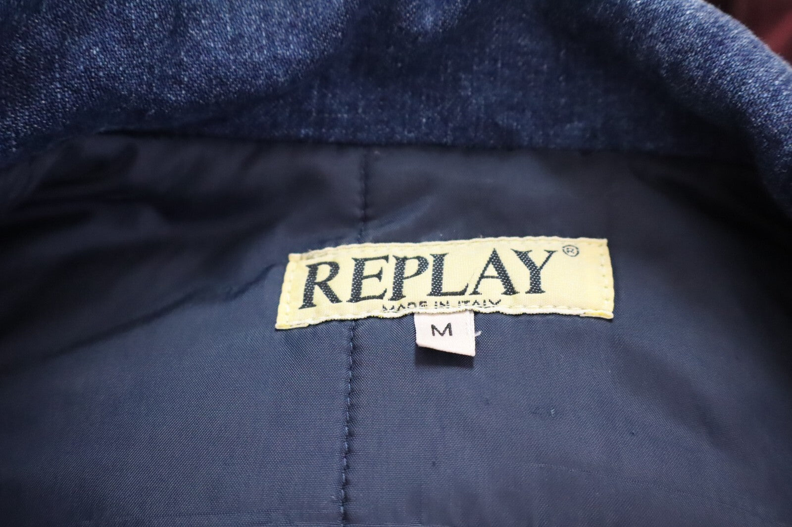 REPLAY MONTGOMERY CAPPOTTO DONNA Tg. M DENIM  WOMAN CASUAL JACKET VINTAGE