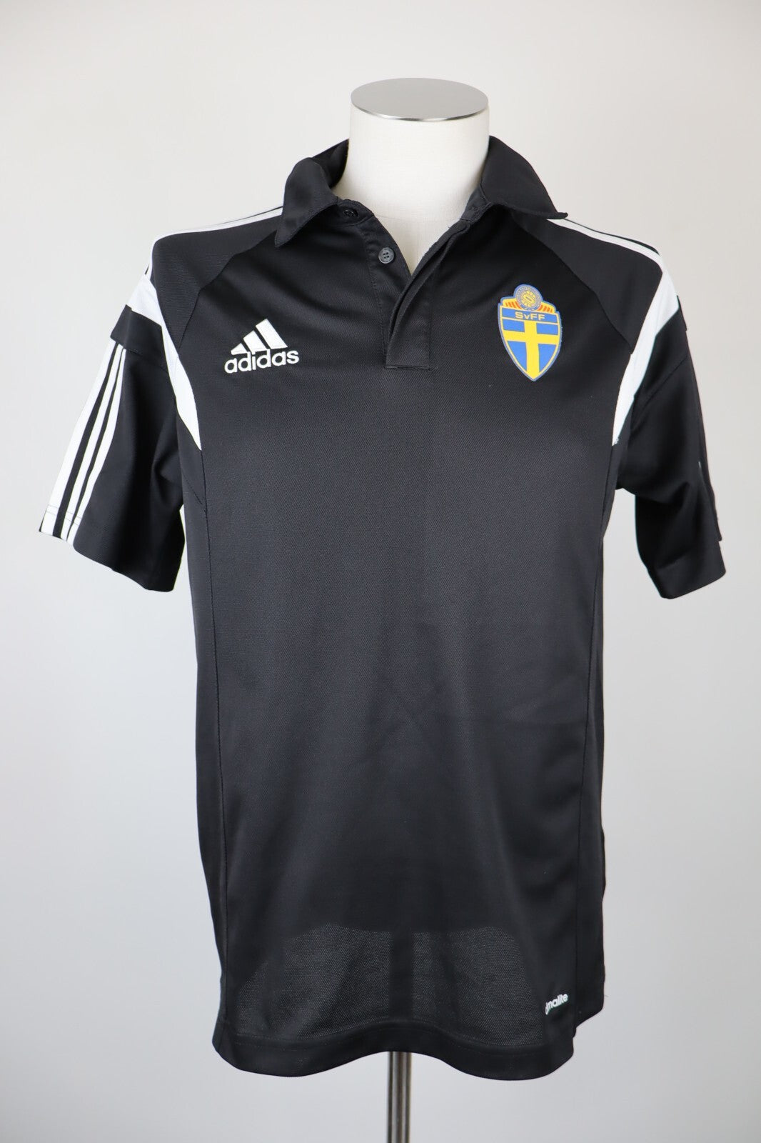 ADIDAS SVEZIA POLO MAGLIA CALCIO UOMO Tg M SOCCER TRIKOT MAN JERSEY SPORT
