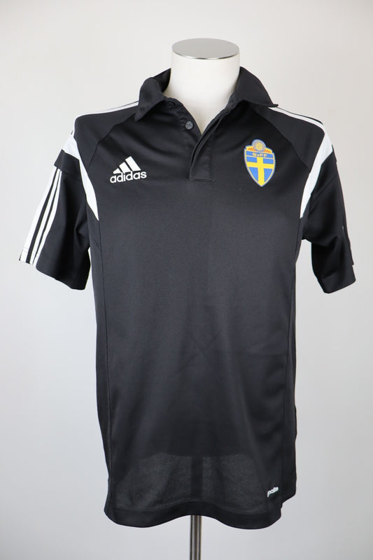 ADIDAS SVEZIA POLO MAGLIA CALCIO UOMO Tg M SOCCER TRIKOT MAN JERSEY SPORT
