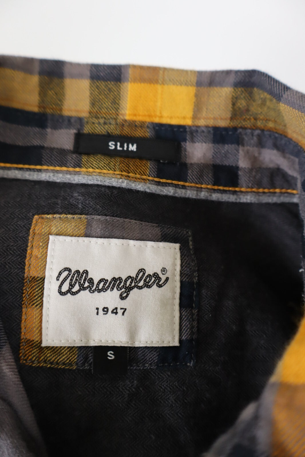 WRANGLER CAMICIA UOMO COTONE TG S MAN CASUAL VINTAGE SHIRT COTONE FLANELLA