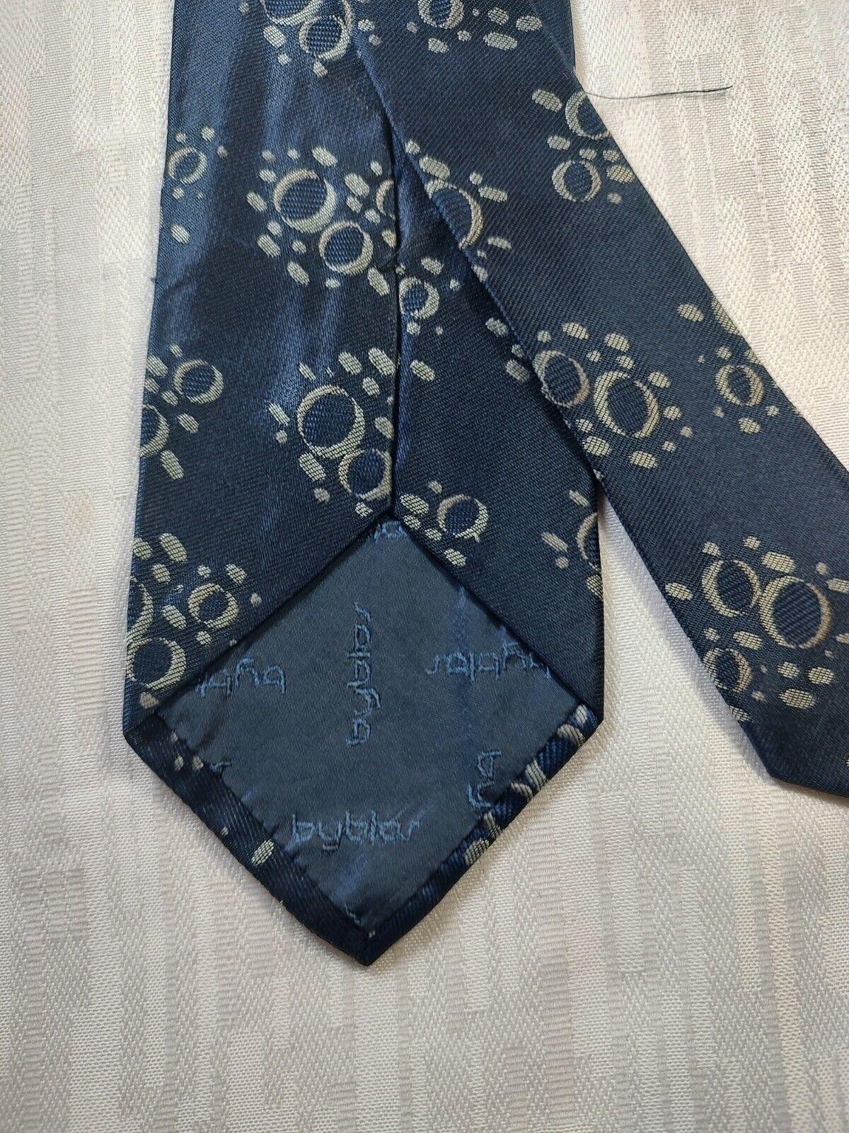 BYBLOS 100% SILK TIE SETA CRAVATTA NECKTIE MADE IN ITALIA CLASSIC
