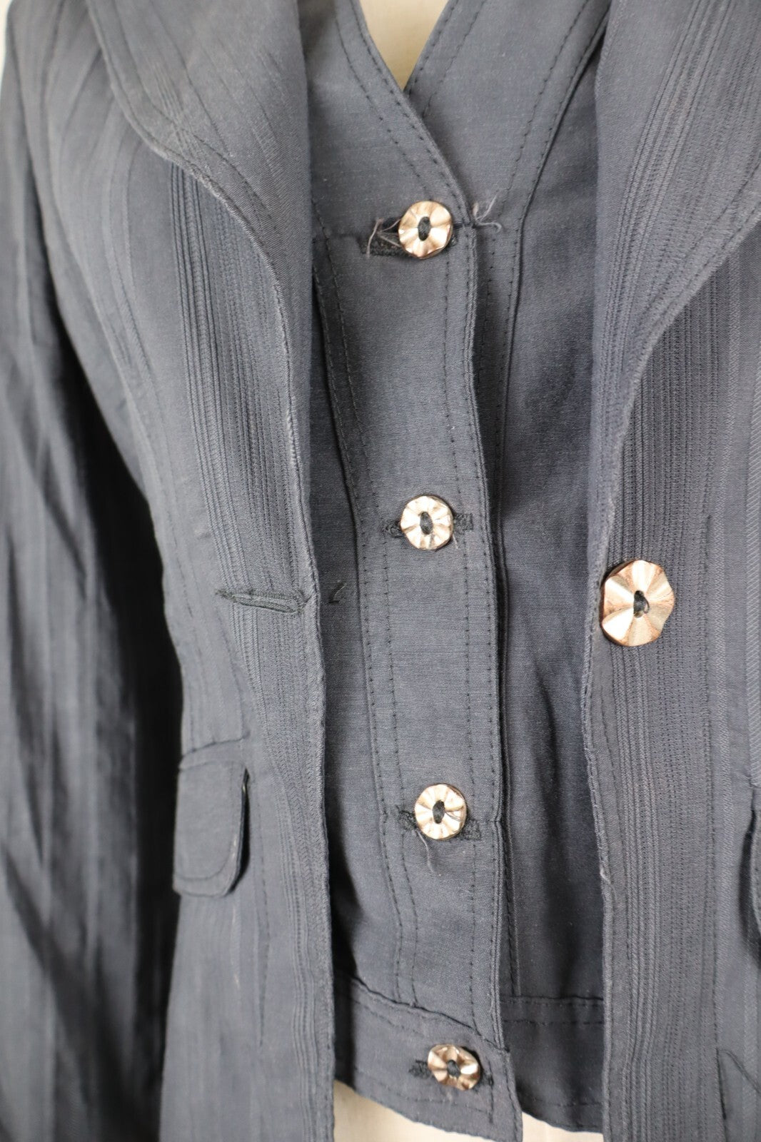 BLU BYBLOS BLAZER GIACCA COTONE DONNA Tg 46 WOMAN VINTAGE JACKET CASUAL
