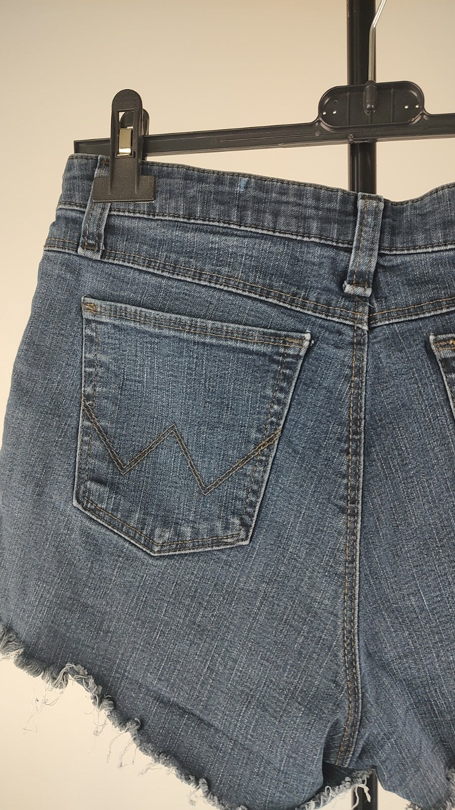 WRANGLER PANTALONCINO ORANGE JEANS DENIM DONNA W30 WOMAN PANTS SHORT VINTAGE