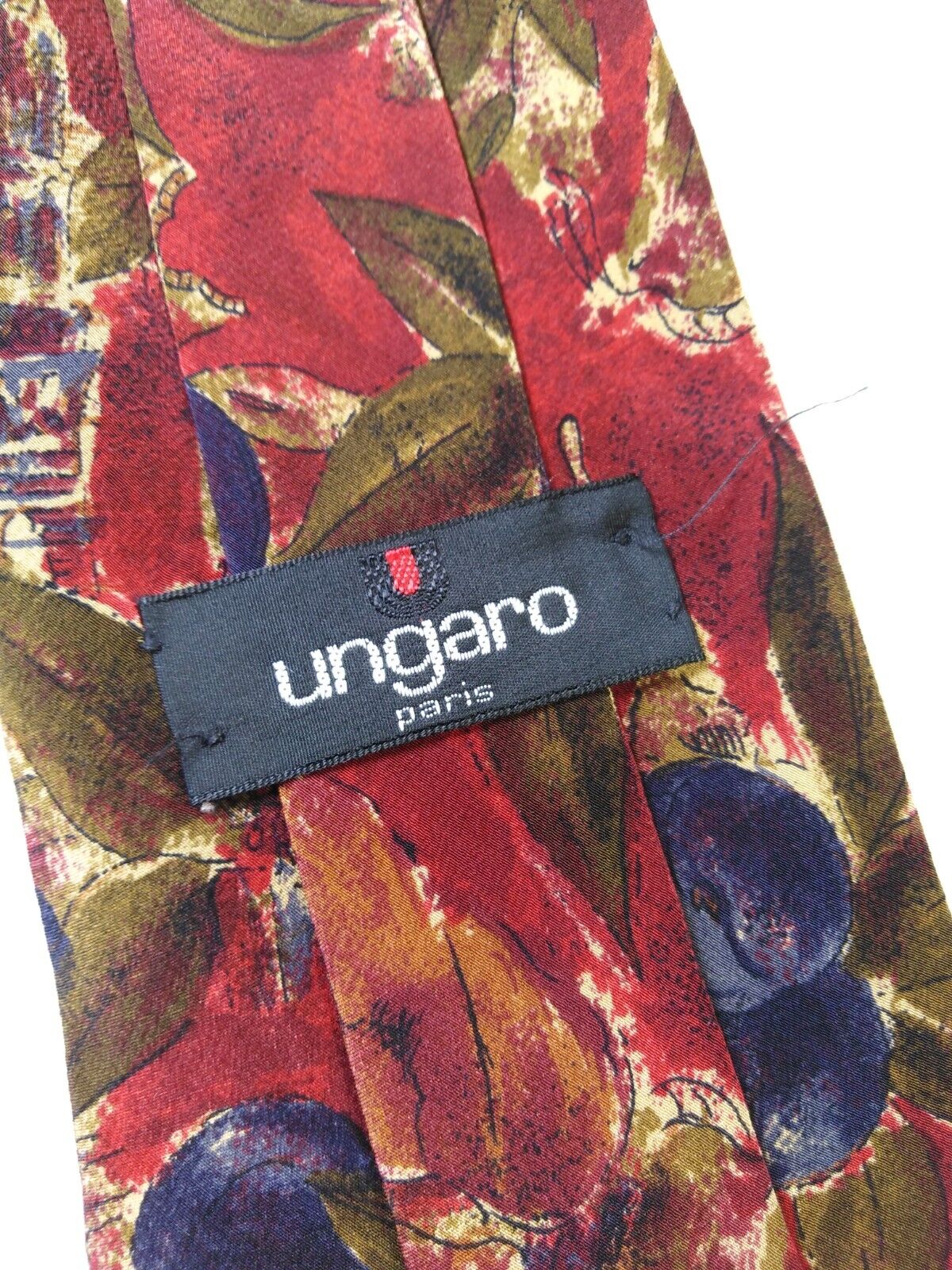 UNGARO PARIS  100% SILK TIE SETA CRAVATTA NECKTIE MADE IN ITALY CLASSIC