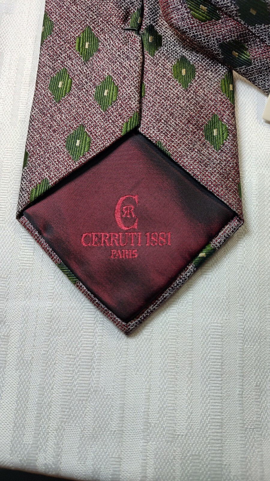 CERRUTI 1881 100%  SILK TIE SETA CRAVATTA NECKTIE MADE IN FRANCE