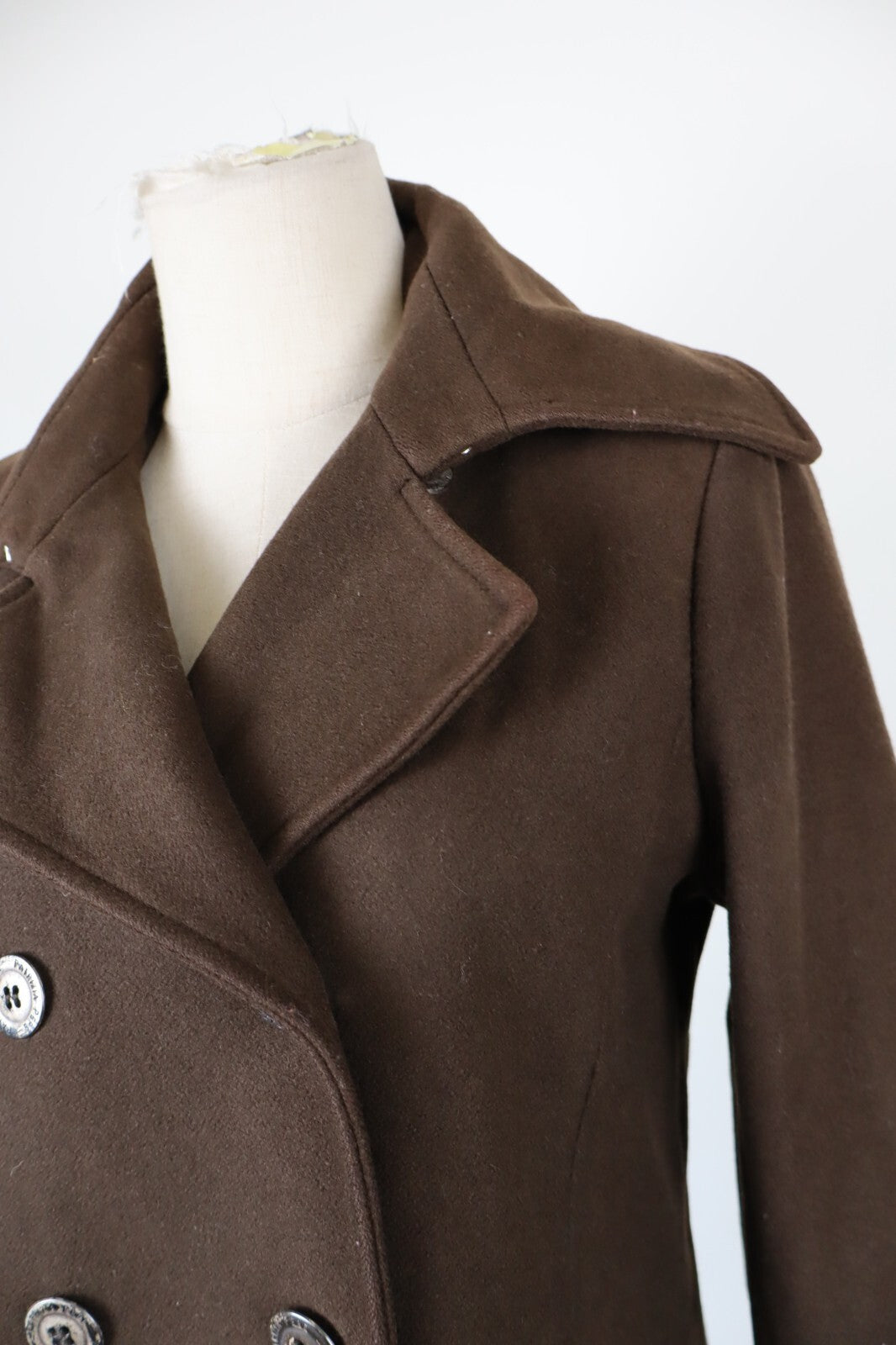 PATRIZIA PEPE CAPPOTTO LANA GIACCA DONNA TG 42 WOMAN WOOL COAT VINTAGE CASUAL