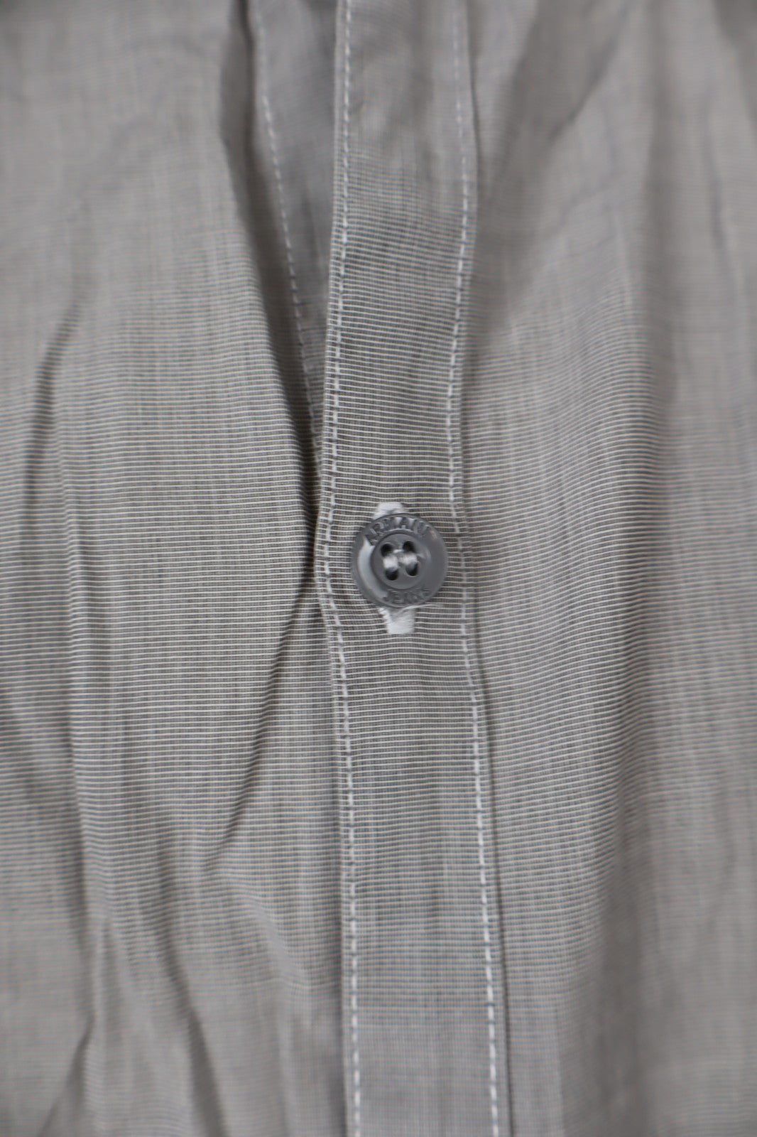 ARMANI JEANS CAMICIA UOMO COTONE XL MAN CASUAL VINTAGE COTTON SHIRT MANICA LUNGA