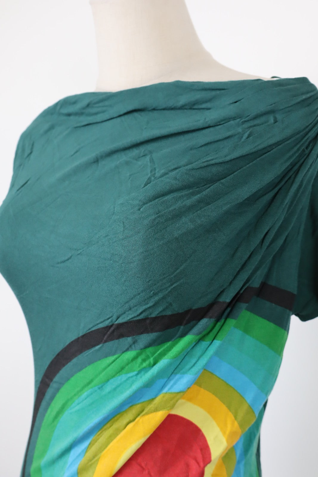 DESIGUAL MAGLIA DONNA TG. S WOMAN CASUAL VINTAGE T-SHIRT  TOP CANOTTA