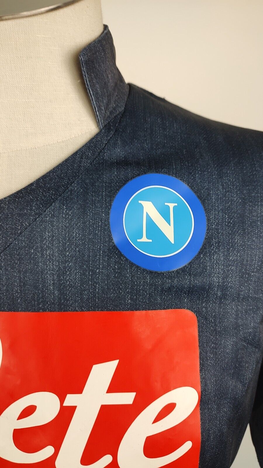 MACRON NAPOLI MAGLIA CALCIO UOMO Tg M SOCCER JERSEY VINTAGE 9 HIGUAIN AUTOGRAFO